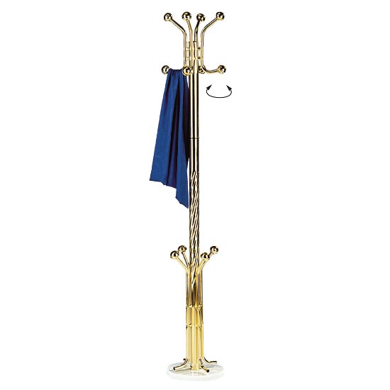 coat stand gold 1 - Coat Stands For Every Kind Of Décor