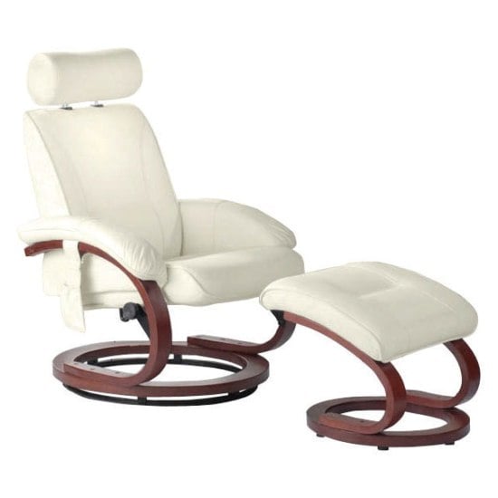 cream leather massage chair 2401835 - Footstools For The Office, Feel More Energetic