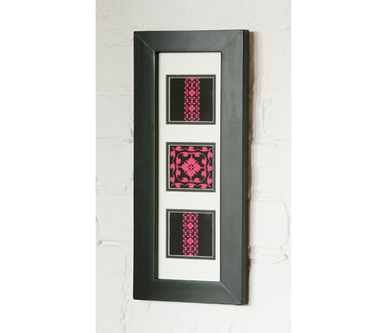 pink modern flock picture frame 2 - Wall Art For Your Home