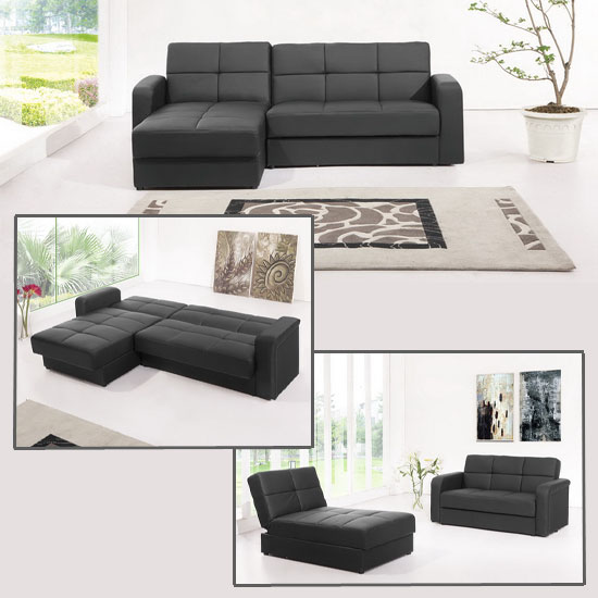 corner sofa beds black floridaSofaBlk 1 - Tips To Decorate and Use Sectional Sofas
