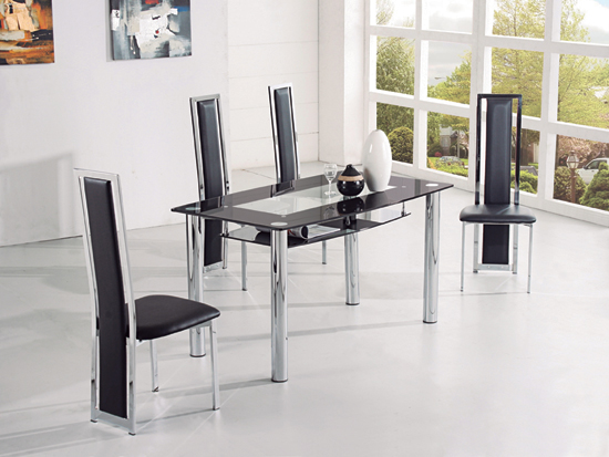 Rimini B Dining Table blk G 601 - Dining Tables - For Fine Dining Experiences