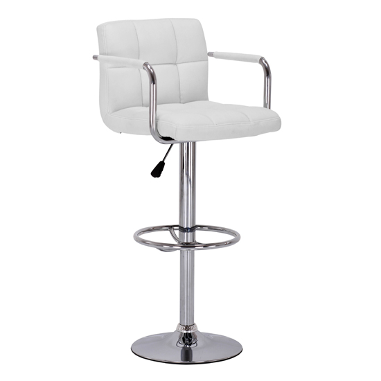 bar stool white 2402390 1 - How To Buy Backless Bar Stools For Restaurant