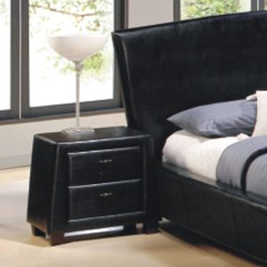 blacknightstand 300x300 - Bedroom Furniture in Black