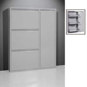 metal shoe cabinet 5266 74 300x300 - Make your home tidy with shoe rack with doors
