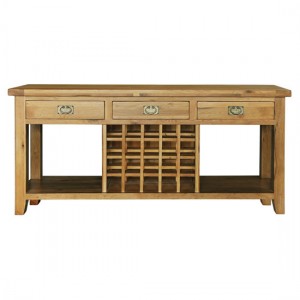 Console tables with wine rack- A classy décor item for your house
