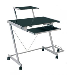 pad computer trolley black1 270x300 - Why computer desks with wheels are ideal for your office?