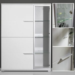 gloss white display cabinet 1520 84 300x300 - Types of living room cabinets