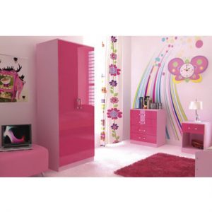 Ottawa 2 Tones 3 Piece Pink High Gloss Bedroom Set 300x300 - Bedroom furniture for cheap prices - Everything you could wish for