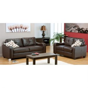 Boca Brown 2  2 Leather Suite BOKA04 300x300 - How to decorate your living room with living room furniture in leather
