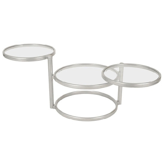 64730 CT - Main Advantages Of Round White Glass Coffee Table