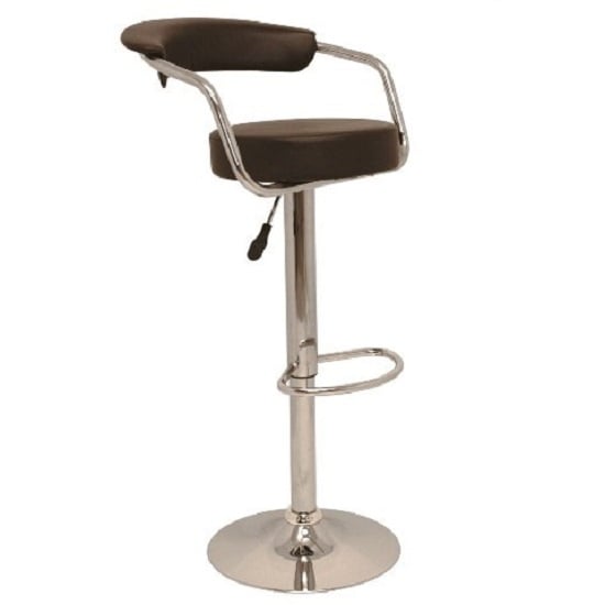 95883 Zenith Brown Stoolsst - Comfortable Bar Stool Design: Bar Stools With Arms