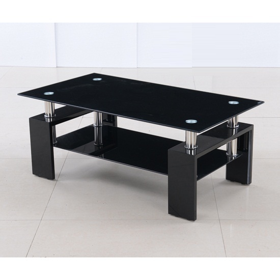 metro coffee table black - 5 Reasons To Buy Black Glass Coffee Table With Black Legs