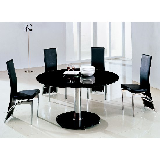 dining room tables maxiBlkg501 - Tips While Shopping For A Round Black Glass Dining Table And Chairs