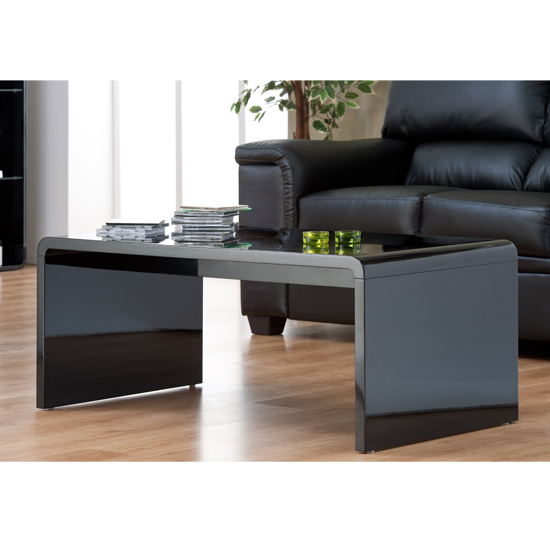 Black Toscana Coffee Table TOS01 - How Big Should Your Coffee Table Be: 5 Aspects To Consider