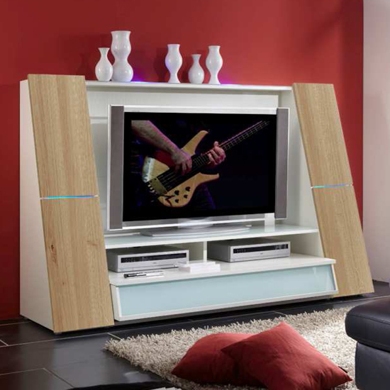 66107 oak - TV Storage Units: Living Room Decoration Ideas That Work
