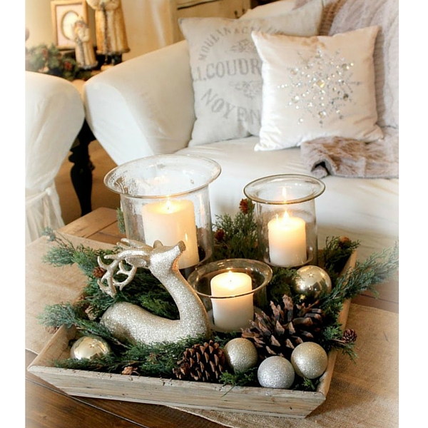 How To Decorate Coffee Table For Christmas: 8 Simple Ideas