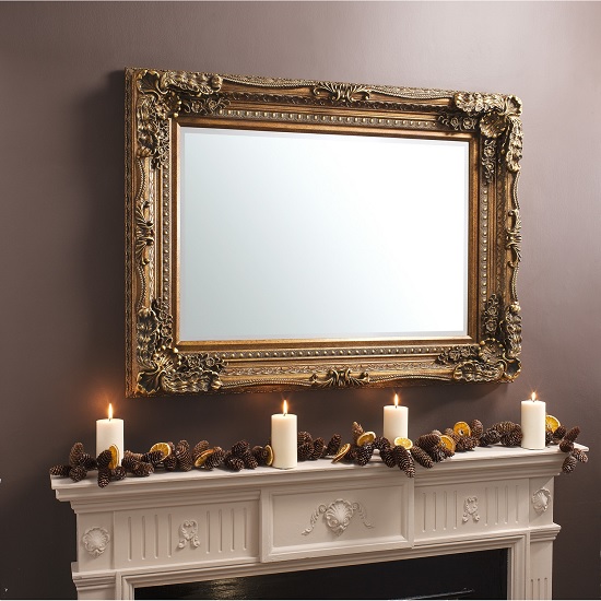 Carved Loius Wall Mirror Gold Gallery2 - 6 Reasons To Love Wall Mirrors In Gold Frame