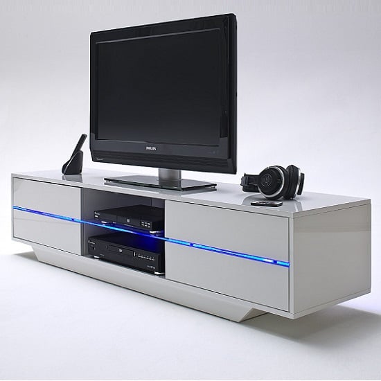 59075 BLUES White MCA1 - 10 Contemporary TV Stand Design Ideas Ideal For Any Home