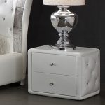 DA 73 WHITE A bedside cabinet 150x150 - Leather And Gloss In New Verona Furniture Collections: New Ideas For A Sparkling Interior