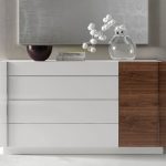 Modern white dresser walnut accent white bedroom furniture modern furniture design 150x150 - How to Mix Traditional With Modern Furniture Pieces