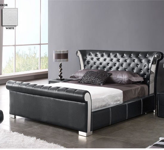 DA 73  BLACK b bed 1 - The Pros and Cons Of Leather Beds For Furnishing A Modern Bedroom