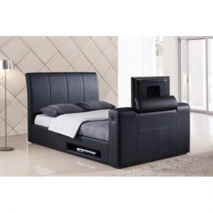 Stylish  Black  Faux  Leather  TV  Bed 654 300x300 - Tips On Choosing TV Beds For Bachelor Bedrooms