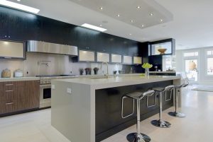 contemporary kitchen 300x201 - Enhance your open space with a bar area