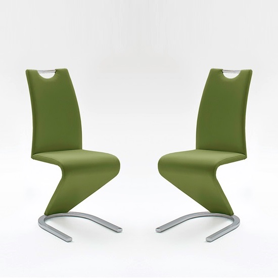 amado dining chair olive pair - Colorful Dining Chairs to Brighten your Dining Space