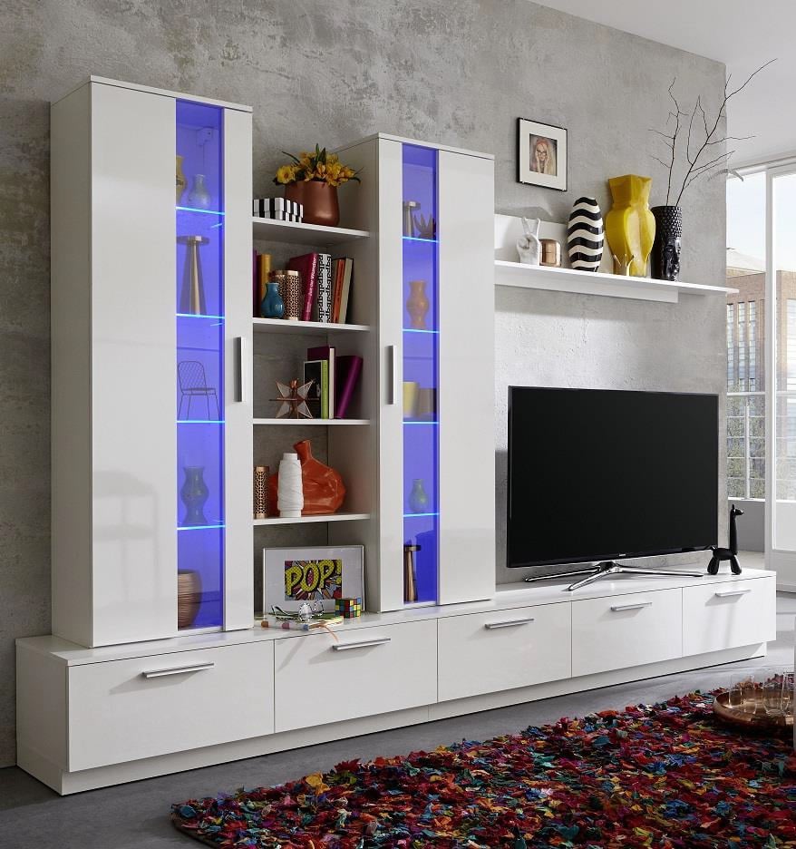 Stylish Entertainment Centers: Wall Units For Flat Screen TVs Decoration Tips