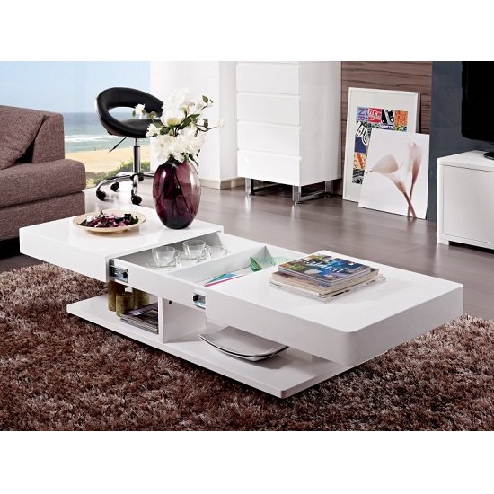 ST B43 Coffee Table1 - Benefits of having white coffee table with storage
