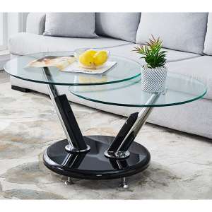 Coffee table HK22A - 5 Examples Of Black Glass Coffee Table With Storage