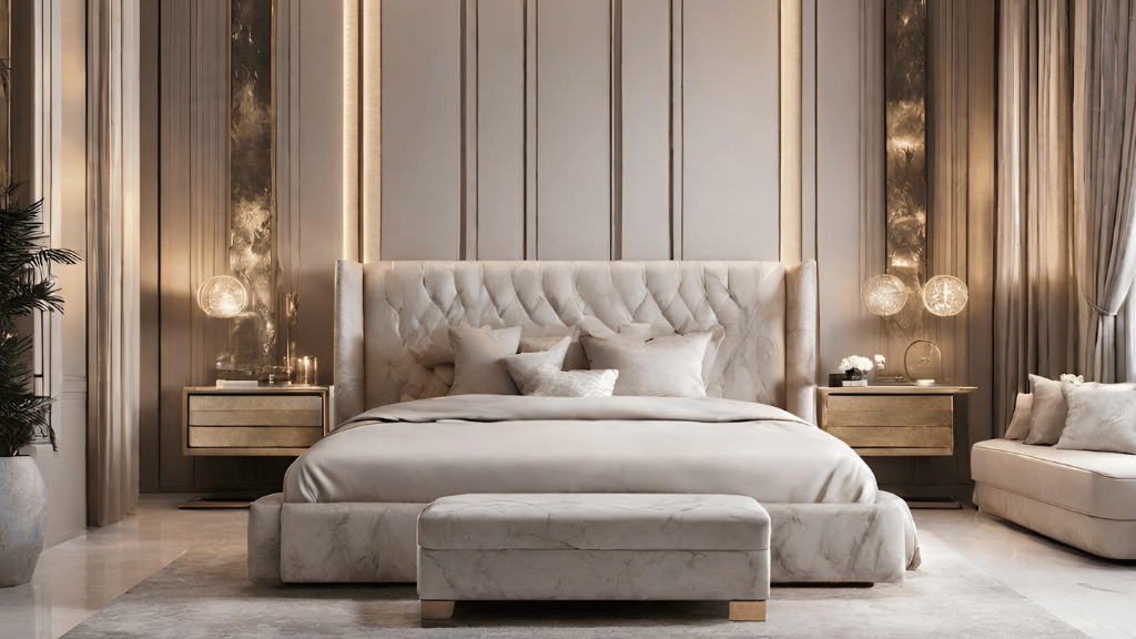 Elevate Your Bedroom: A Fusion of Royal Luxury and Modern Elegance