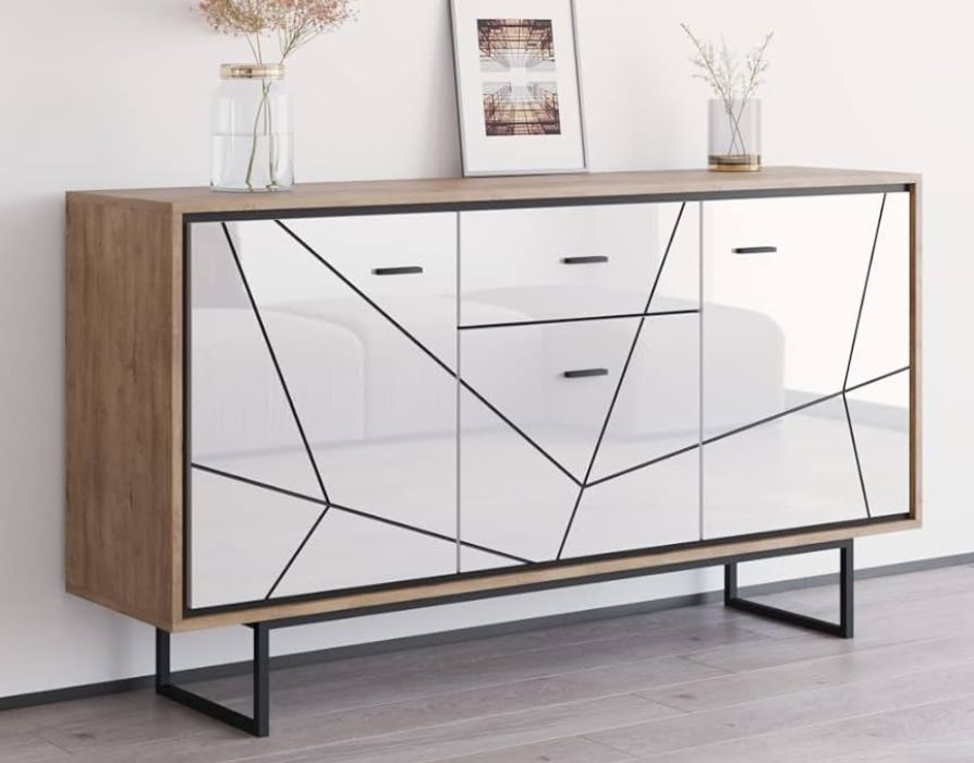 bravo sideboard UK - White High Gloss Sideboard for Sale – Modern Style with Smart Storage