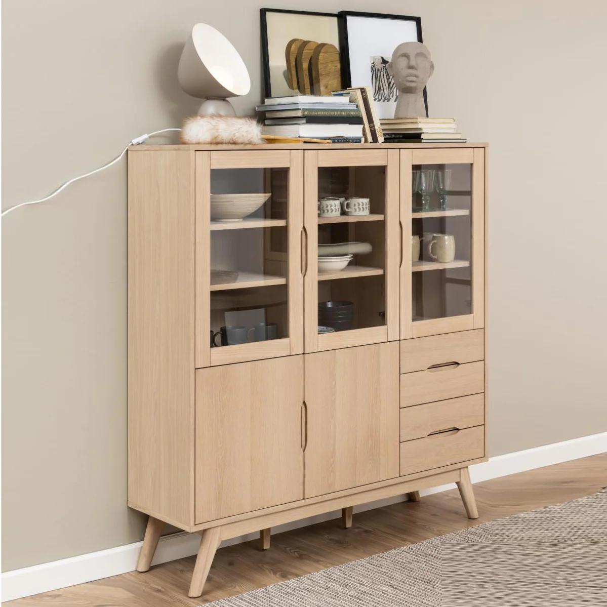 display cabinet - Top 10 Display Cabinet Styles in the UK: Corner, Glass Doors & More