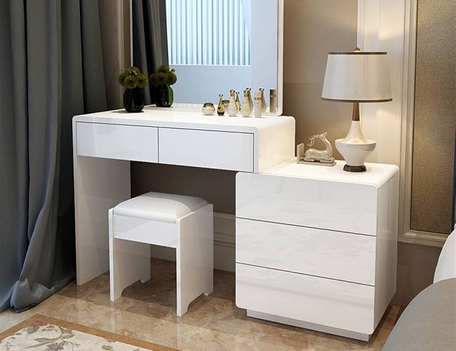 gloss dressing table - Budget-Friendly Beauty: Cheap Dressing Tables with Modern Designs